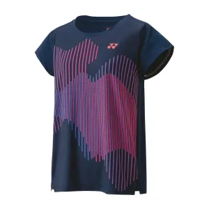 Yonex 20764 Crew Neck Womens Badminton T-Shirt - Indigo Marine