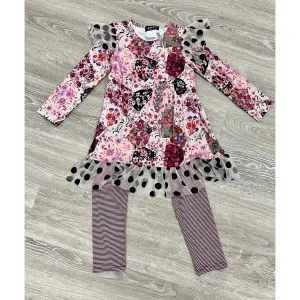 ZaZa Couture Patchwork Tunic Set